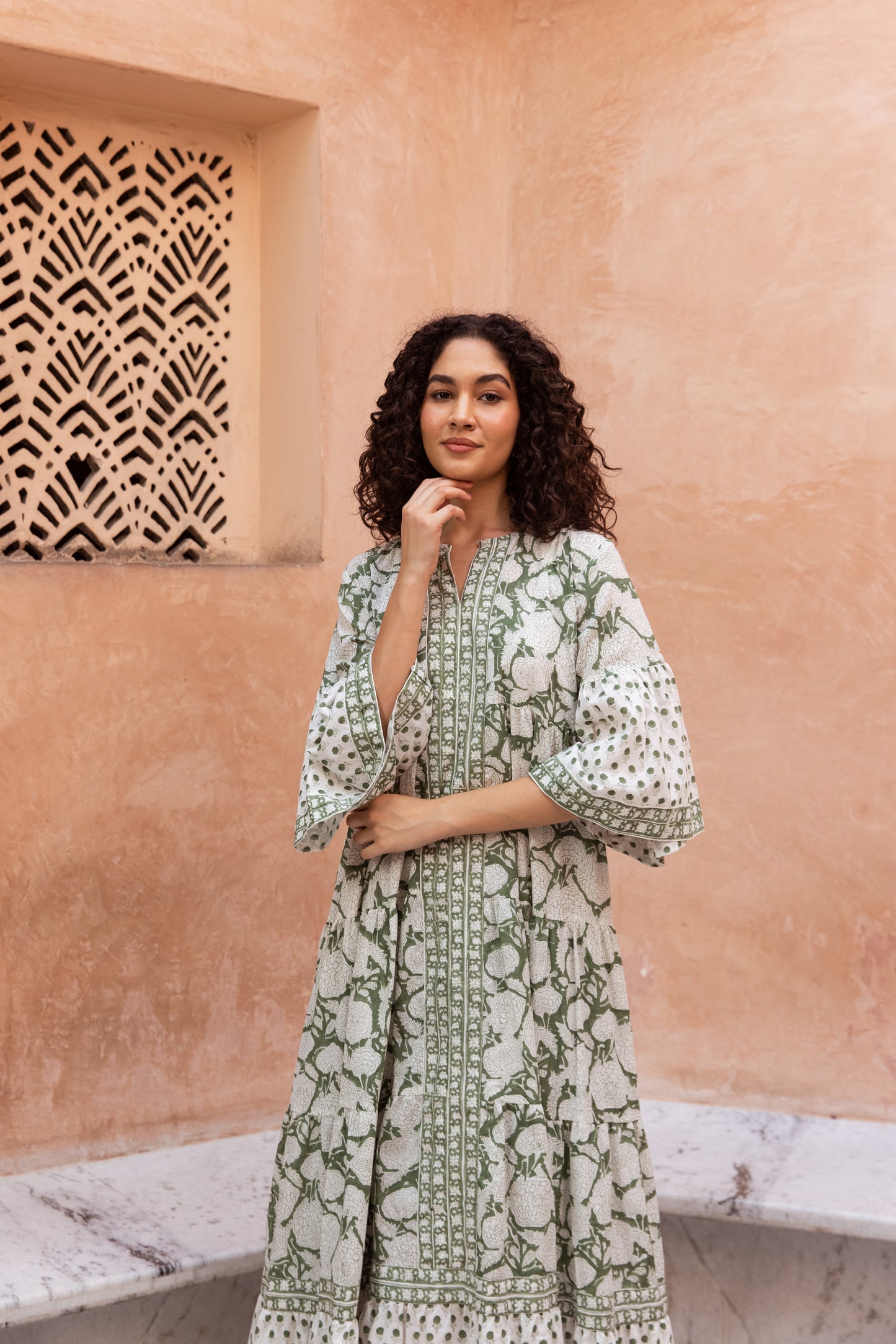 Sarah Tier Ruffle Dress