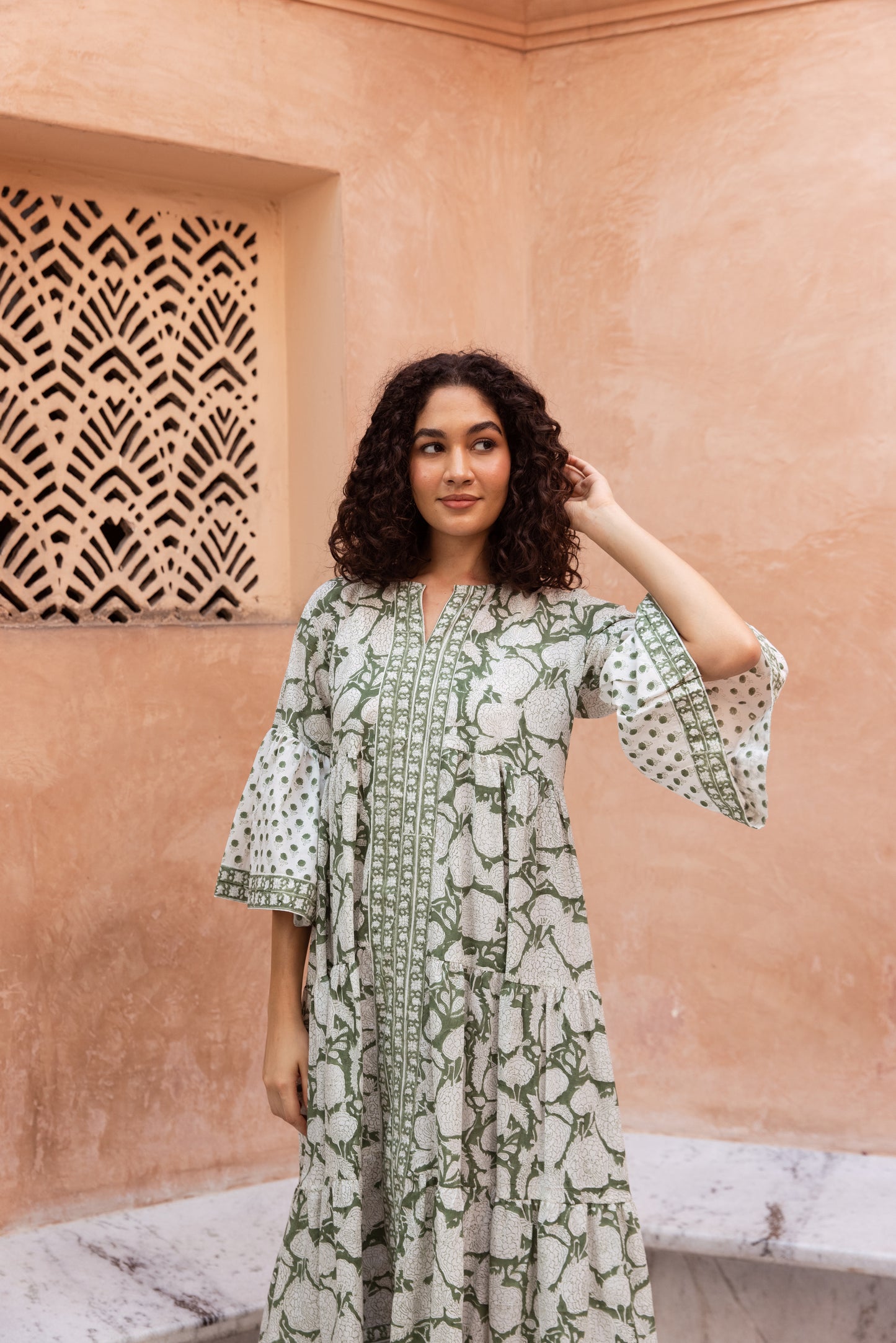 Sarah Tier Ruffle Dress