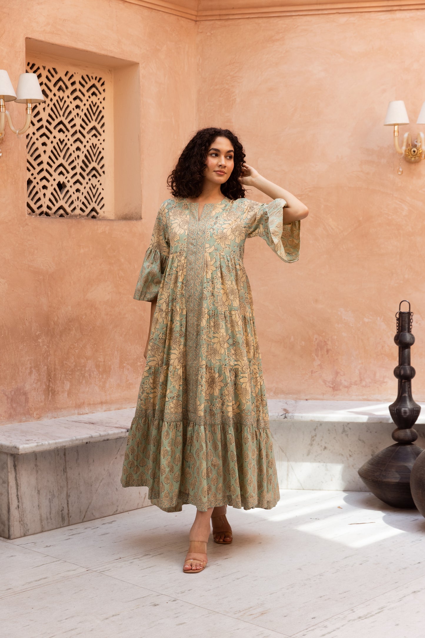 Sofie tier Ruffle Dress