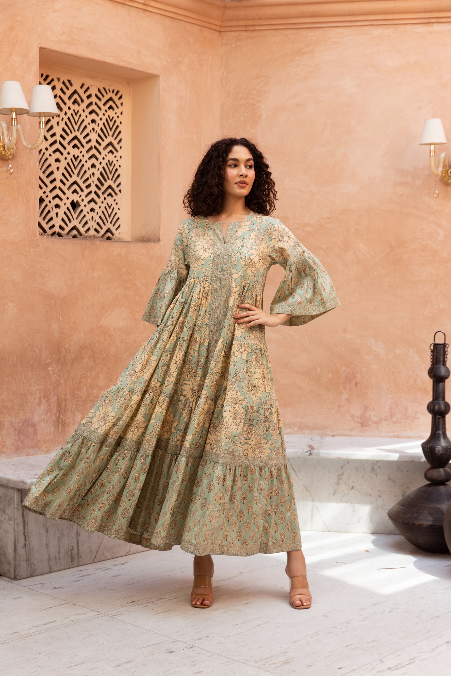 Sofie tier Ruffle Dress