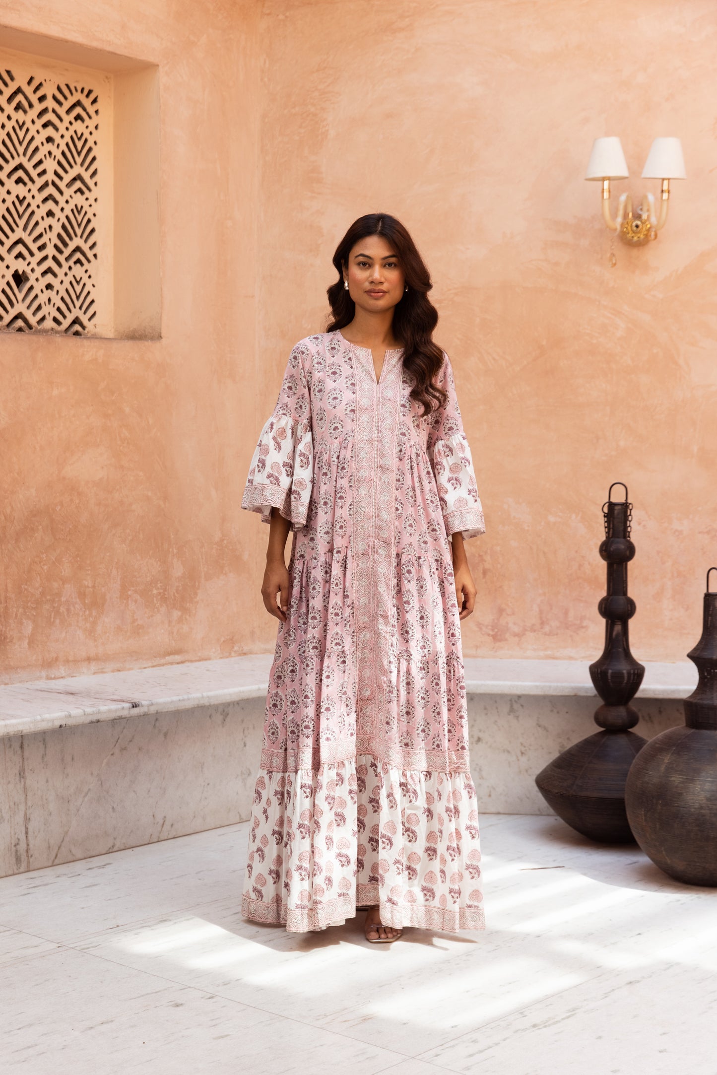 Sandra tier Ruffle Dress