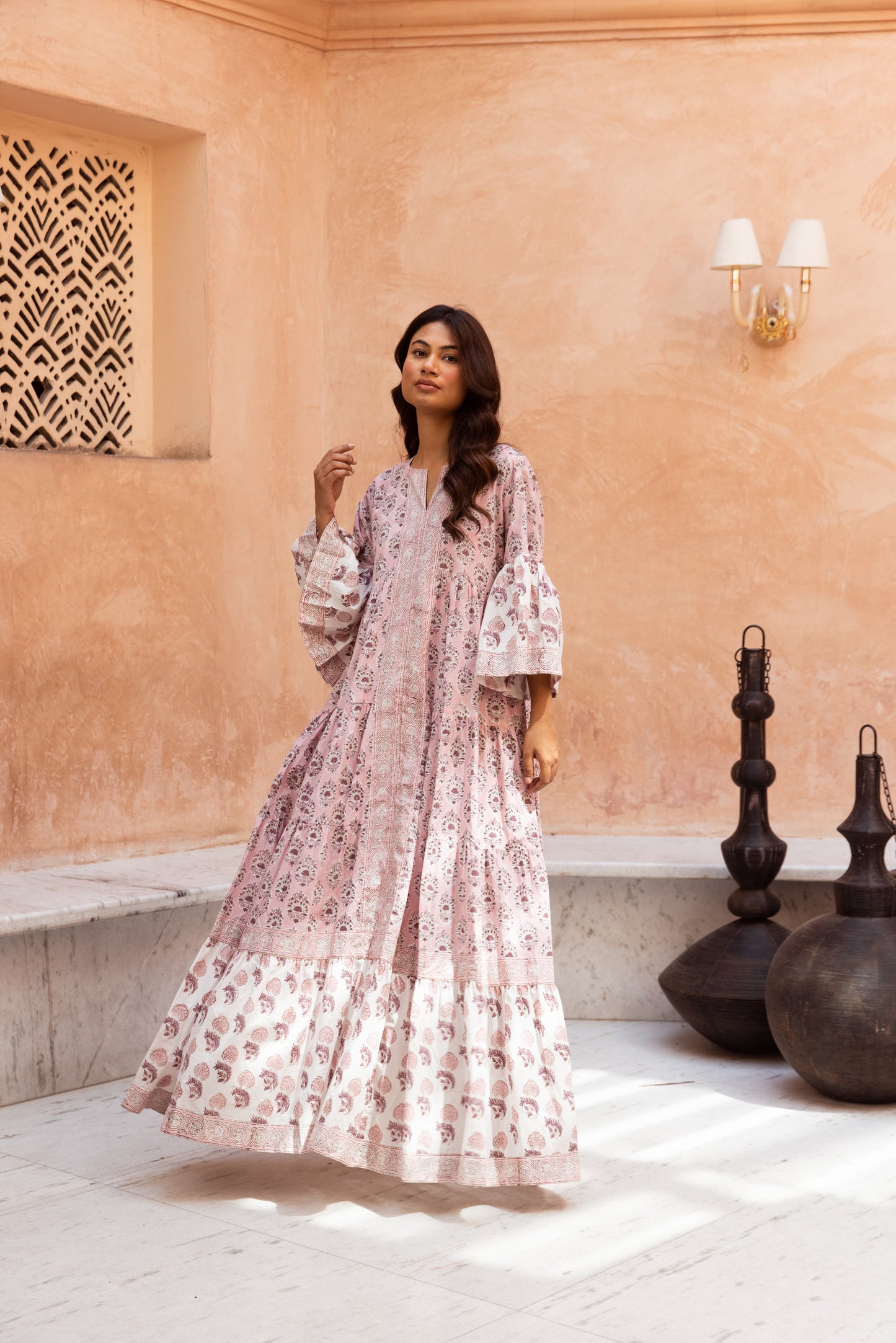 Sandra tier Ruffle Dress