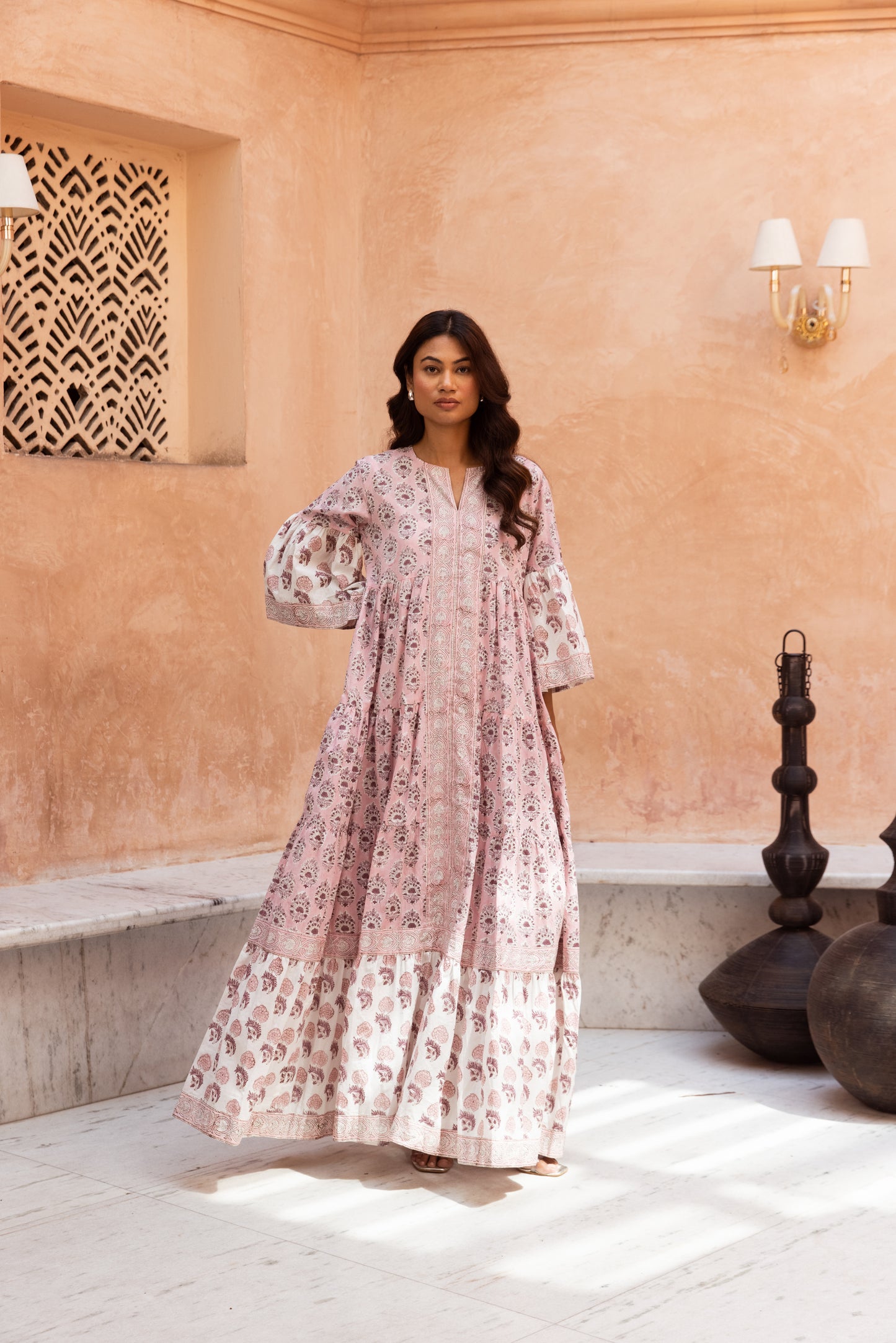 Sandra tier Ruffle Dress