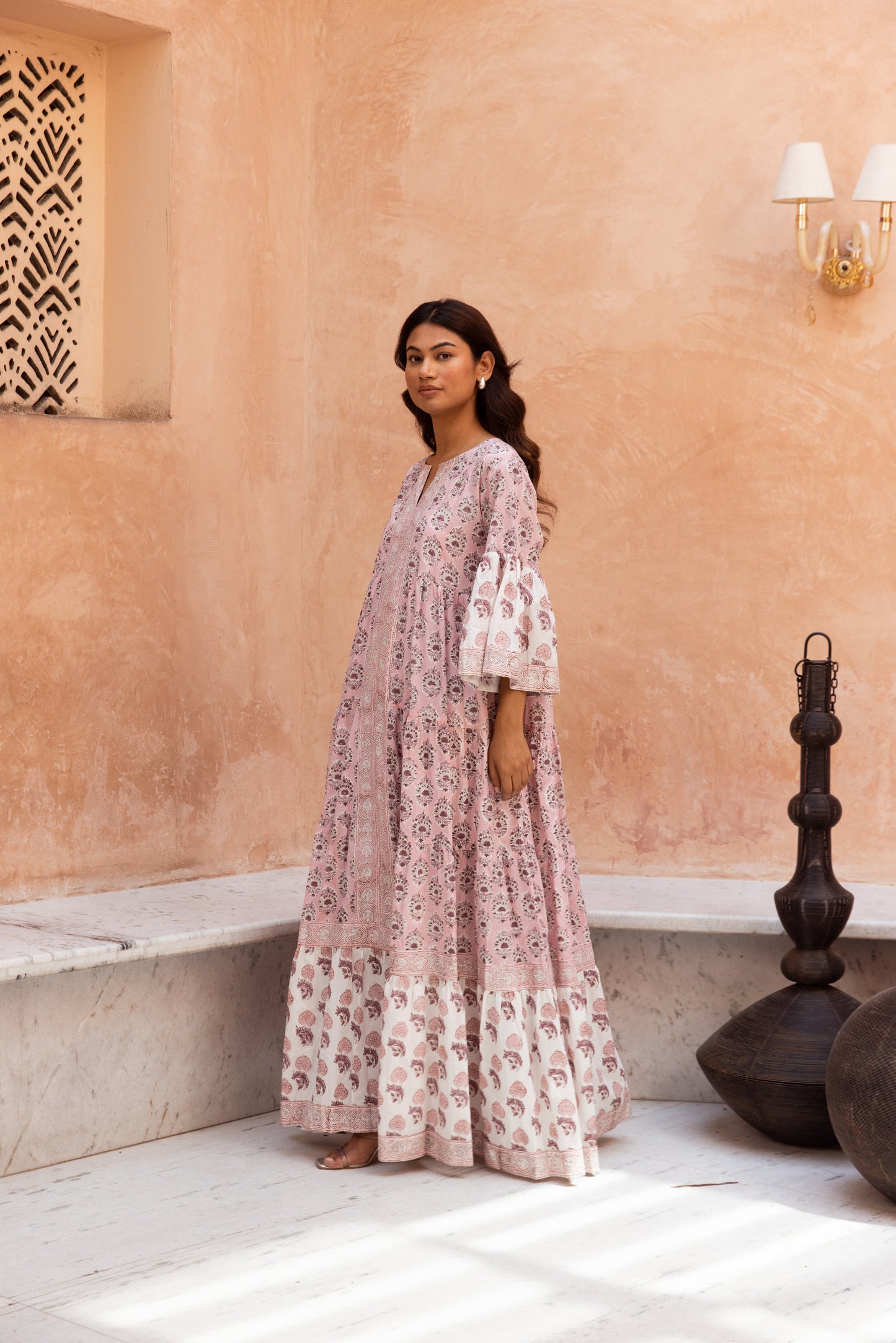 Sandra tier Ruffle Dress