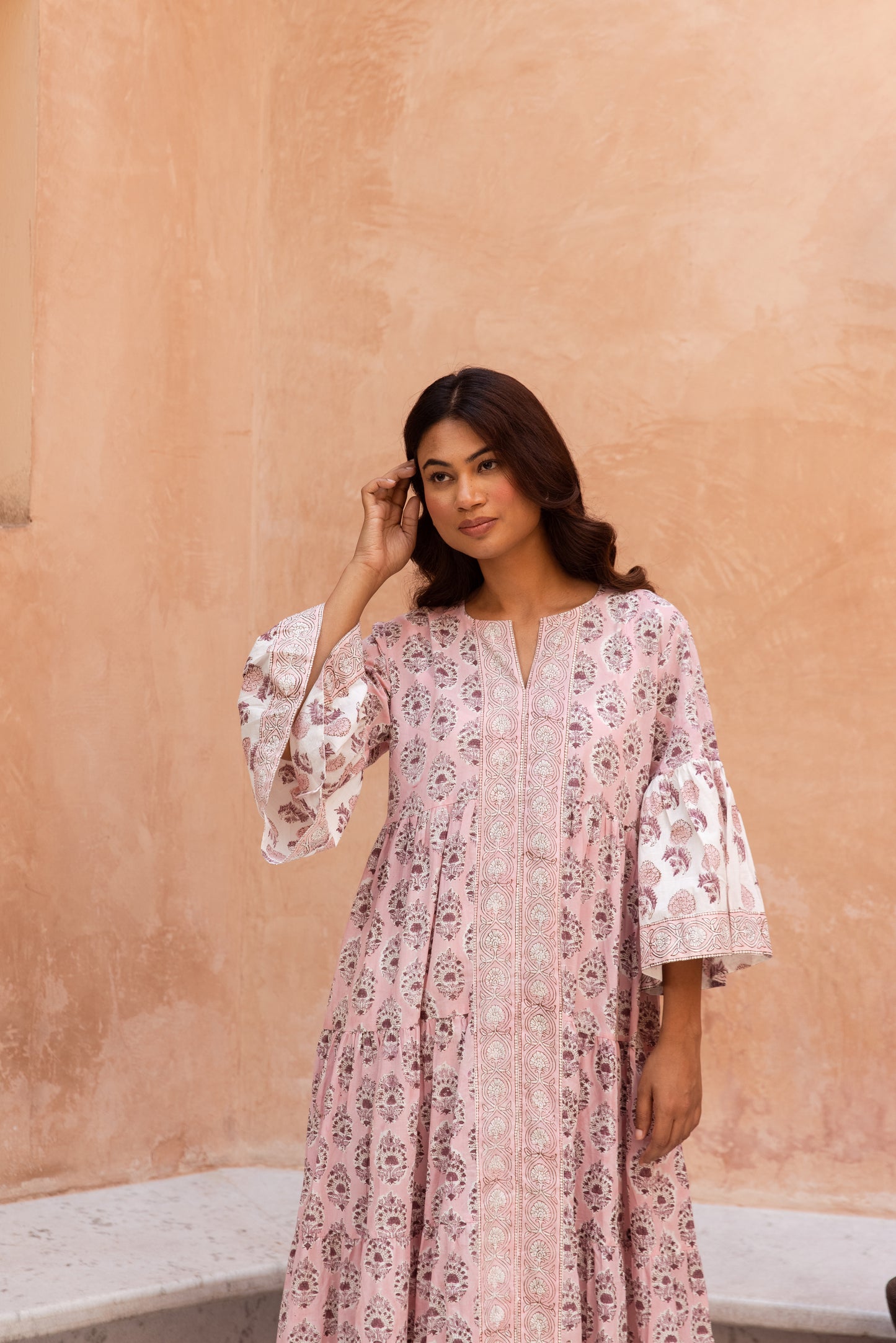 Sandra tier Ruffle Dress