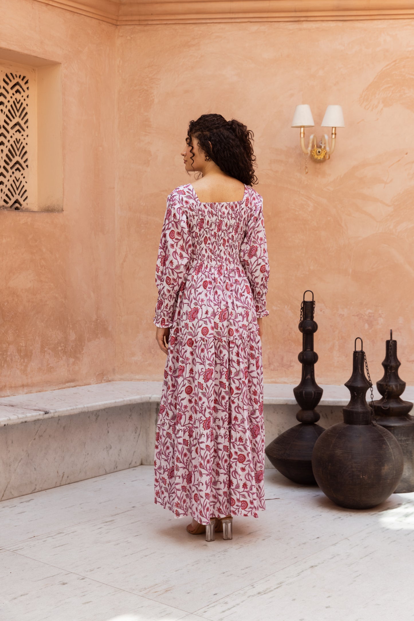 Tasha Shirred Tier Dress