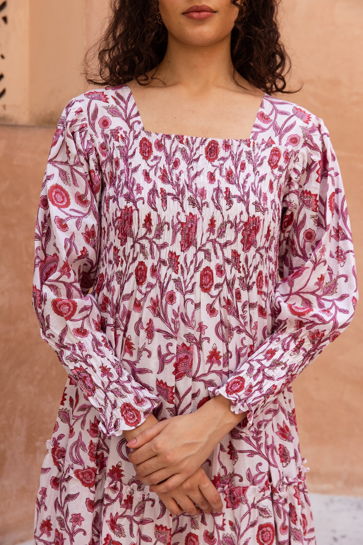 Tasha Shirred Tier Dress