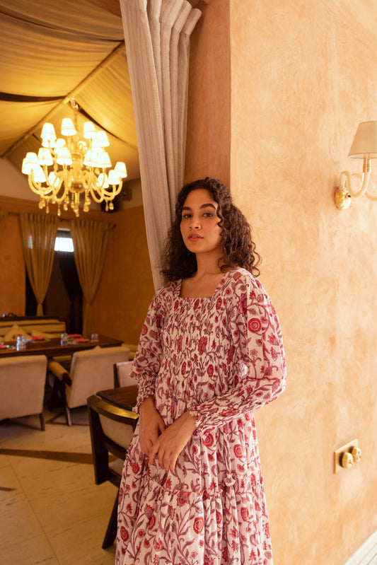 Tasha Shirred Tier Dress