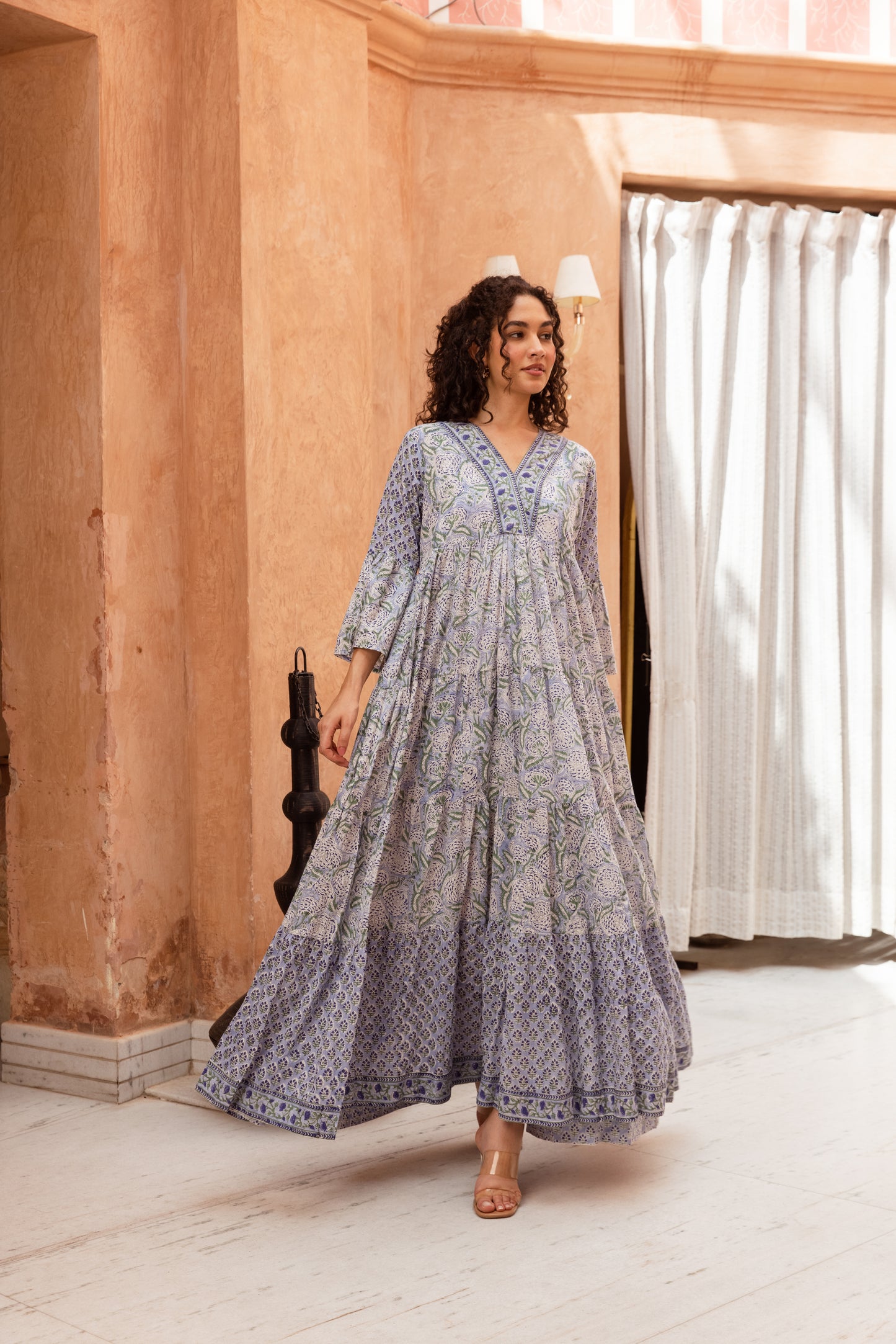 Liwa Tier Ruffle Dress