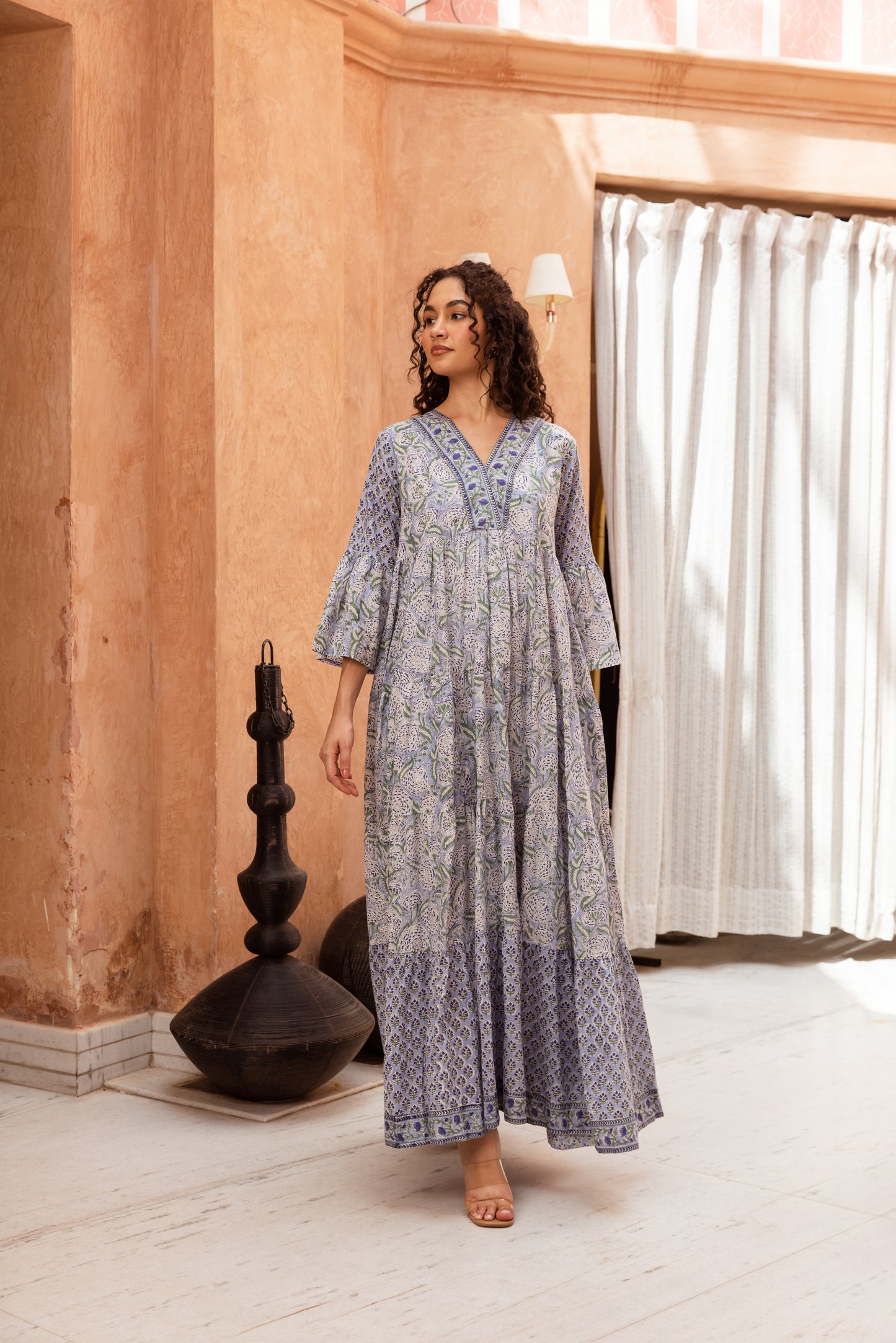 Liwa Tier Ruffle Dress