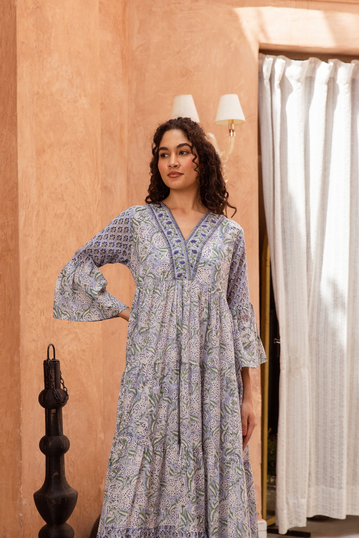 Liwa Tier Ruffle Dress