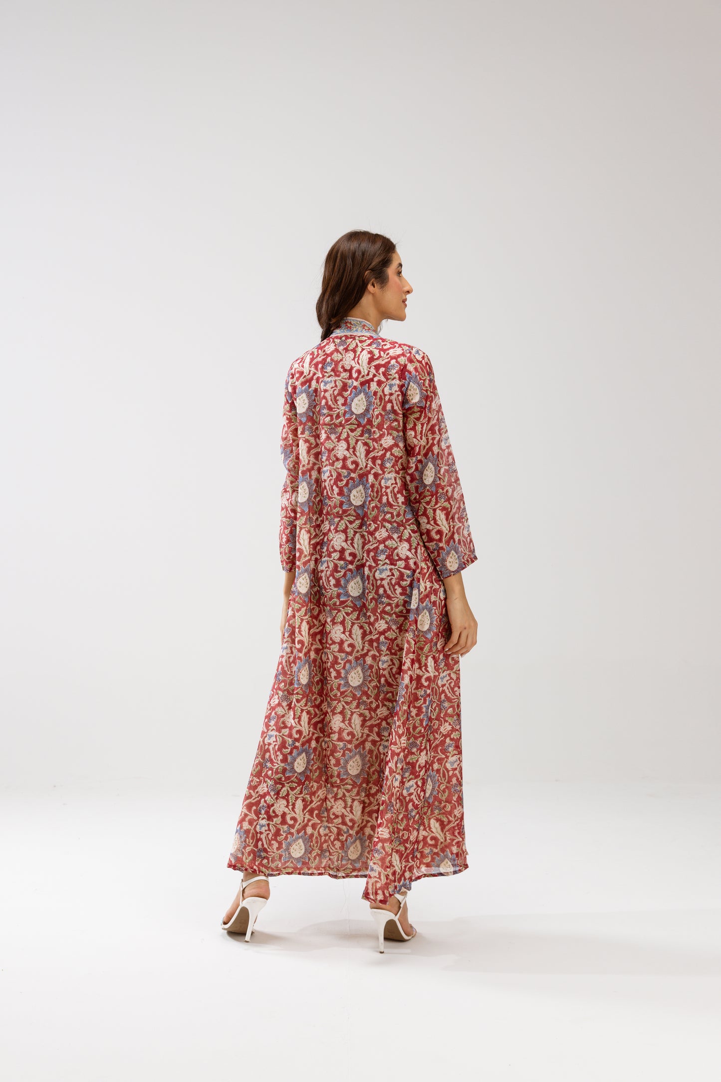 Bhoomi Chanderi Silk Dress (Lining attached)