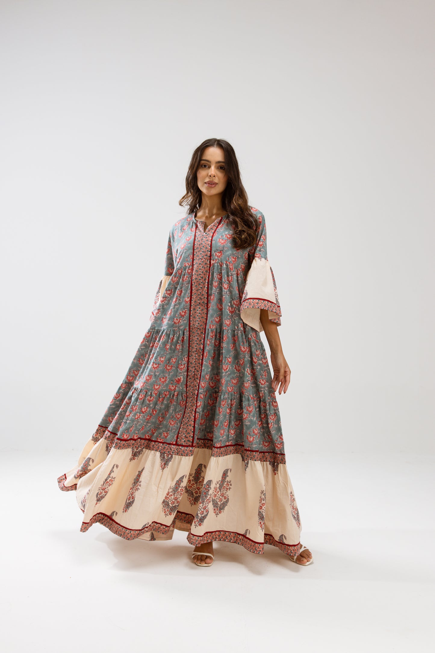 Manuka Tier Ruffle Dress