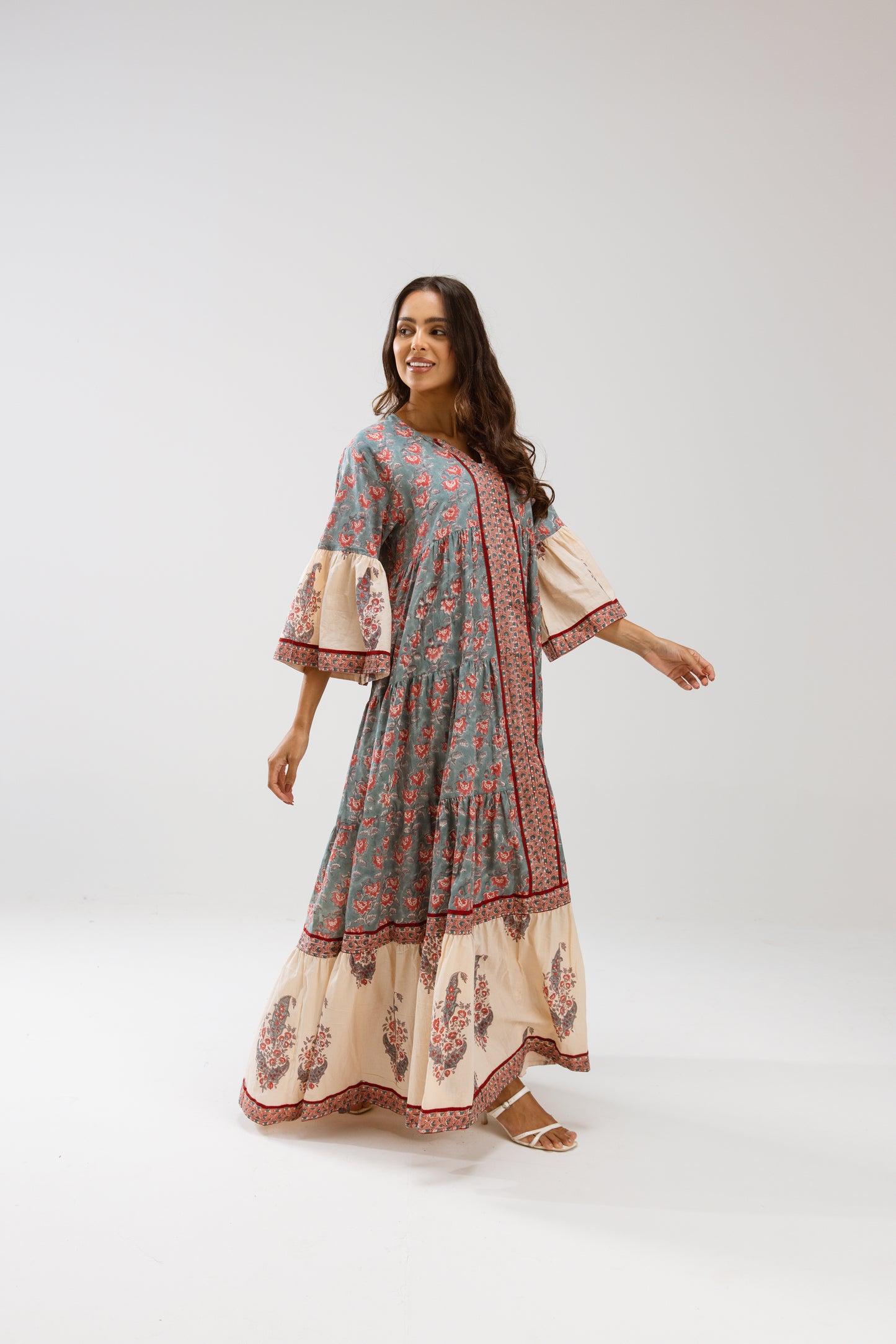 Manuka Tier Ruffle Dress