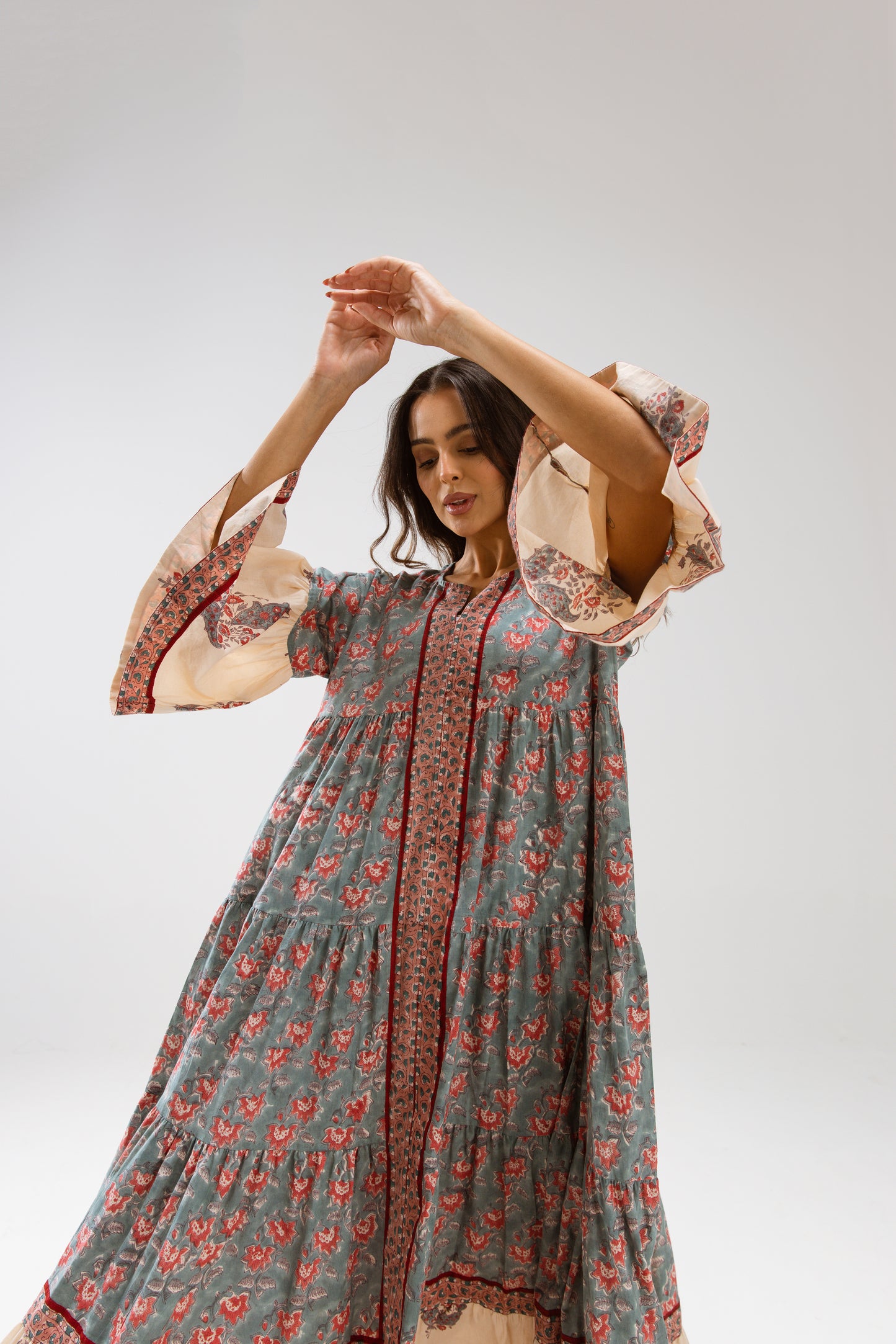Manuka Tier Ruffle Dress