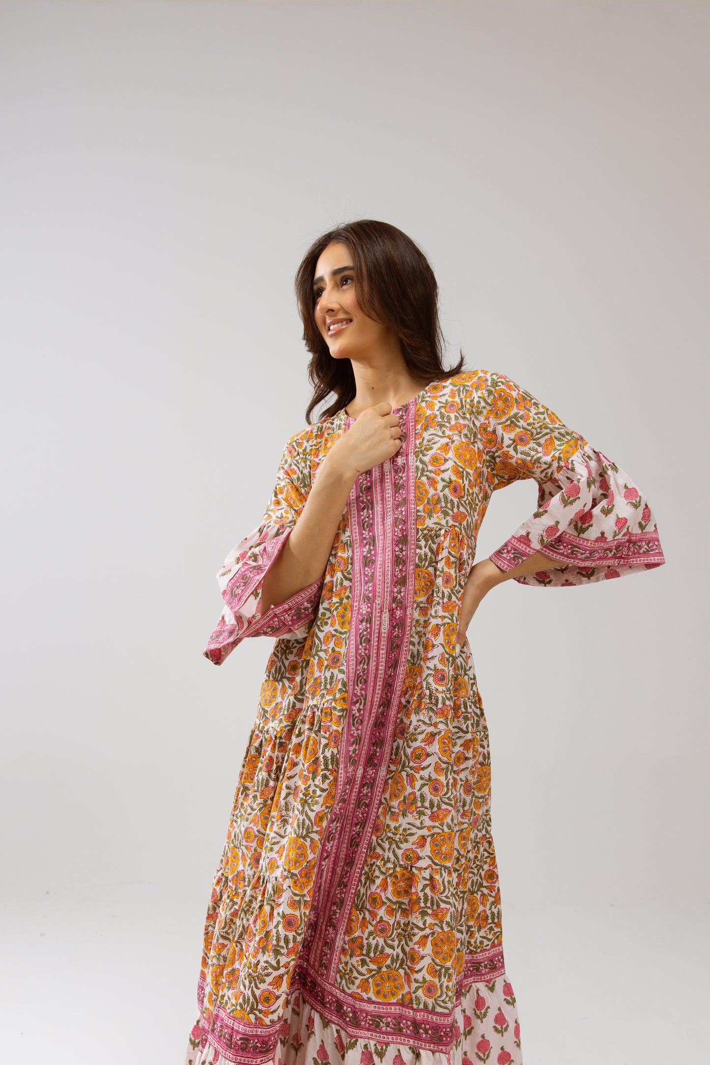 Amari Tier Ruffle Dress