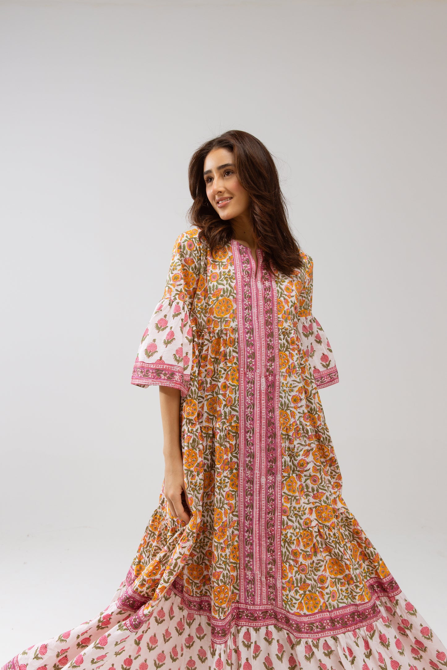 Amari Tier Ruffle Dress