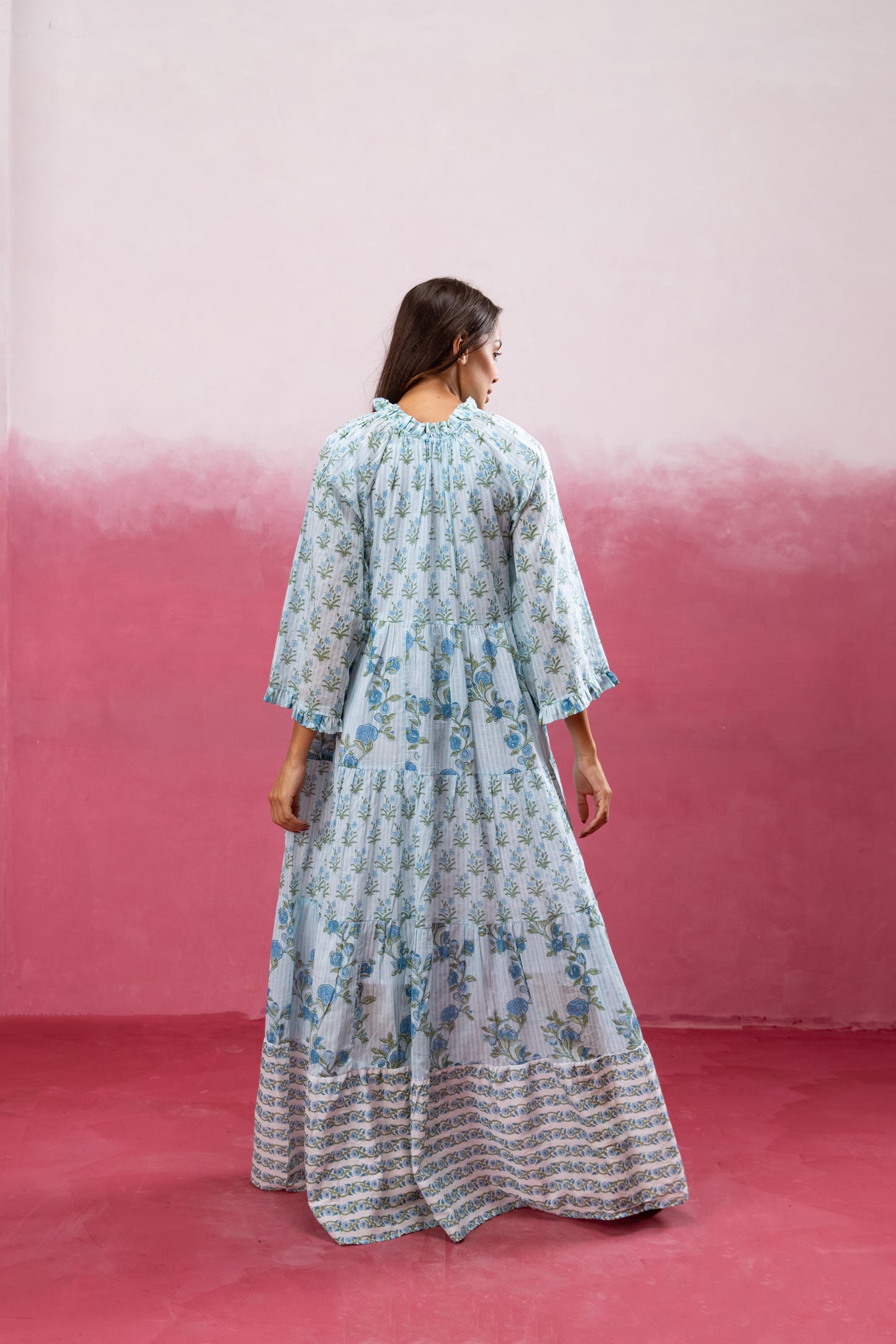 Gaia Tier Ruffle Dress