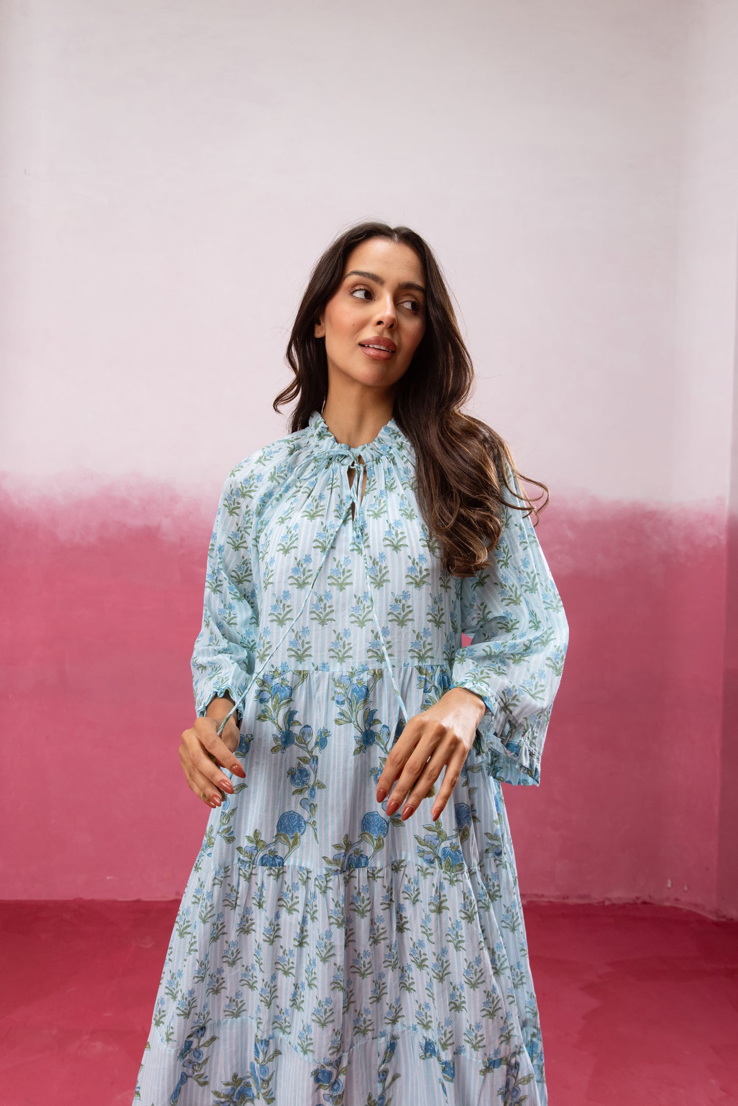 Gaia Tier Ruffle Dress