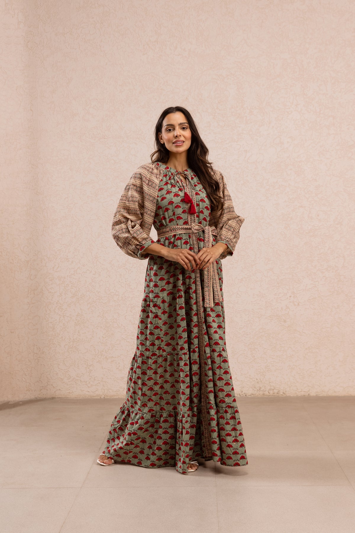 Tanmay Tier Ruffle Dress