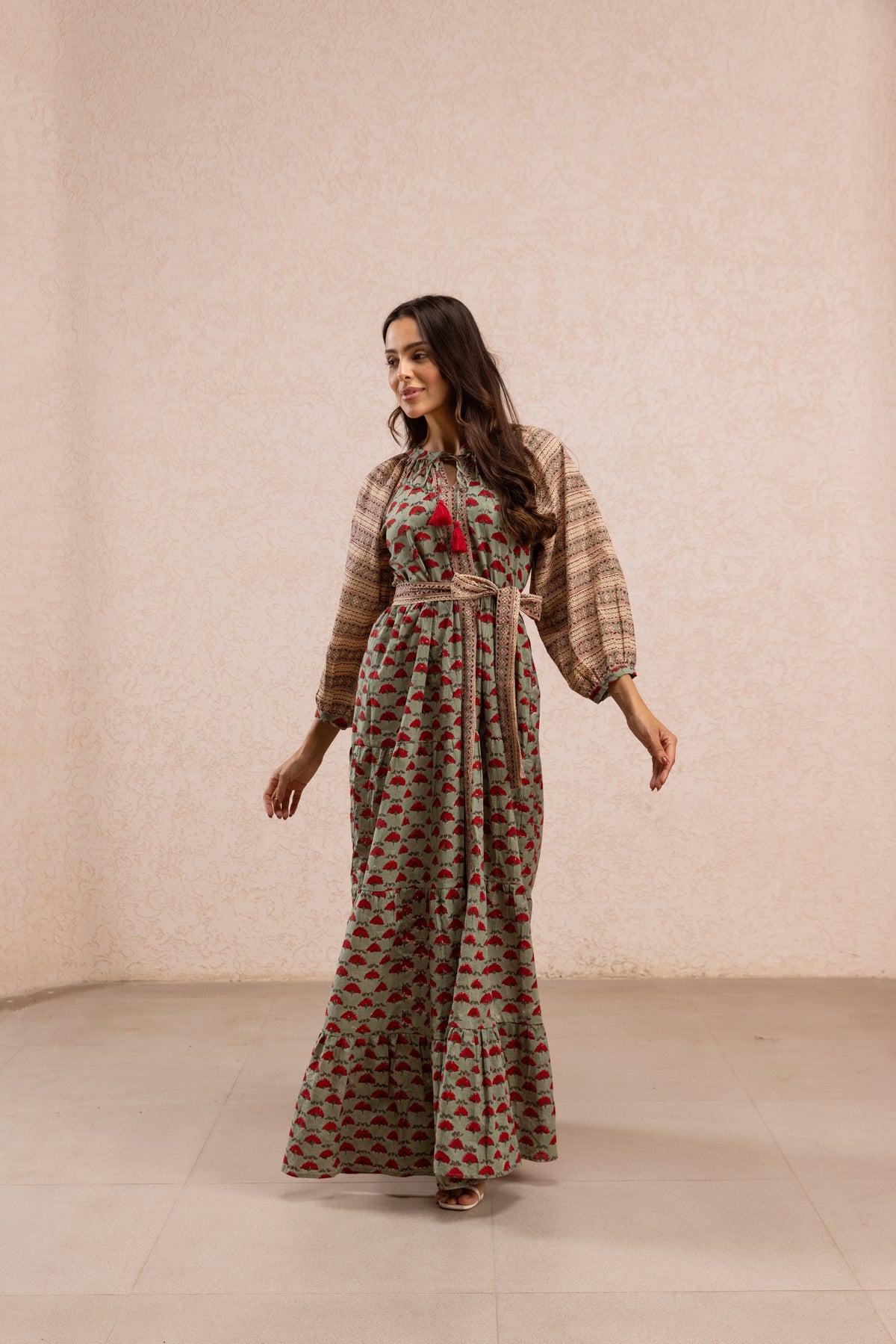 Tanmay Tier Ruffle Dress