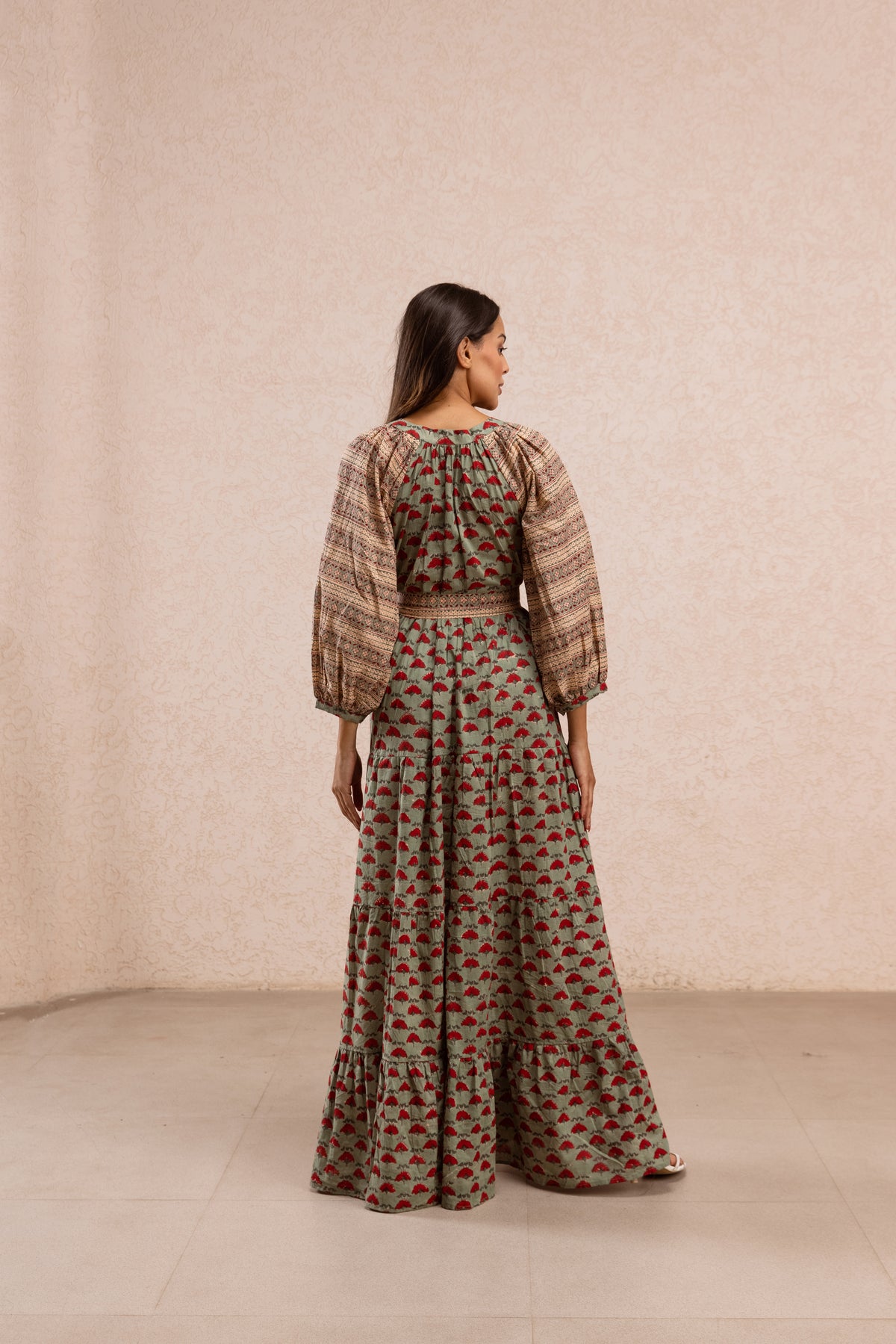 Tanmay Tier Ruffle Dress