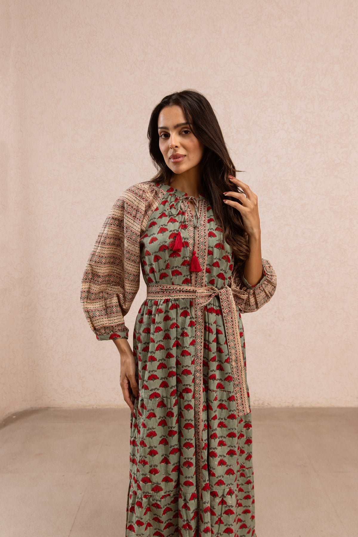 Tanmay Tier Ruffle Dress