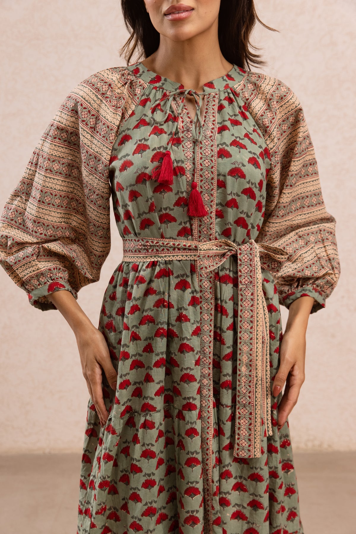 Tanmay Tier Ruffle Dress