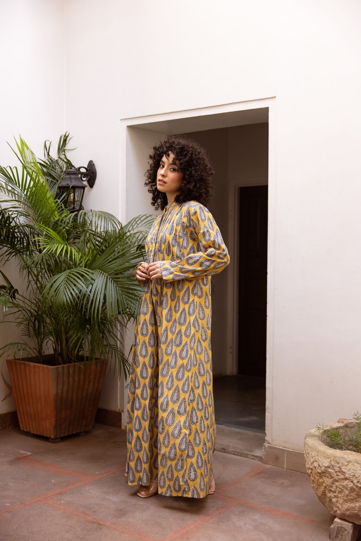 Makkai Pintuck Dress