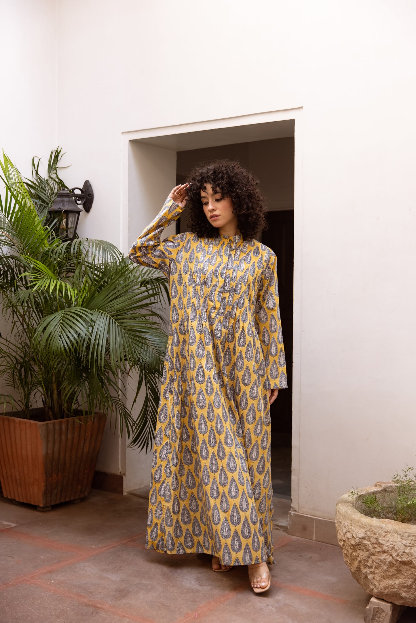 Makkai Pintuck Dress