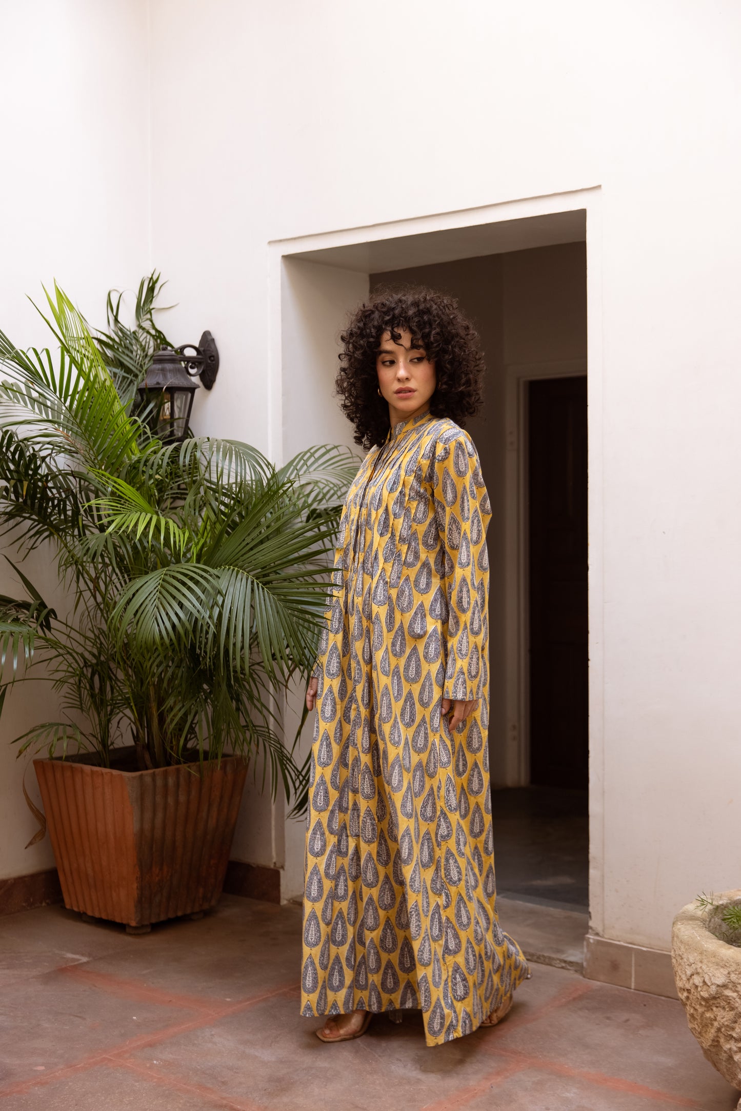 Makkai Pintuck Dress