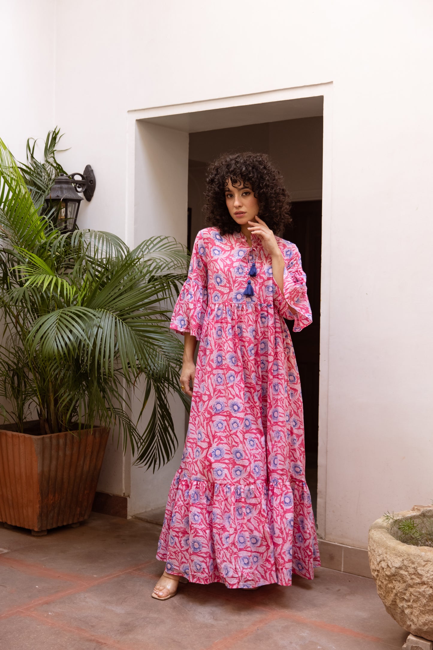 Iyahi Tier Ruffle Dress