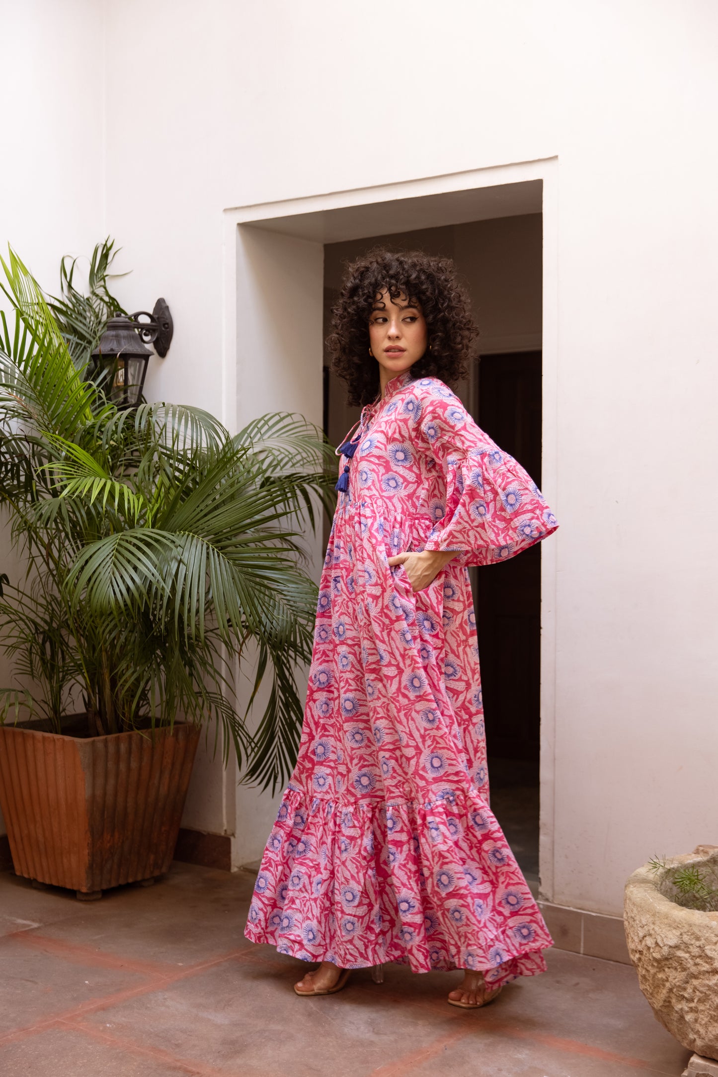 Iyahi Tier Ruffle Dress