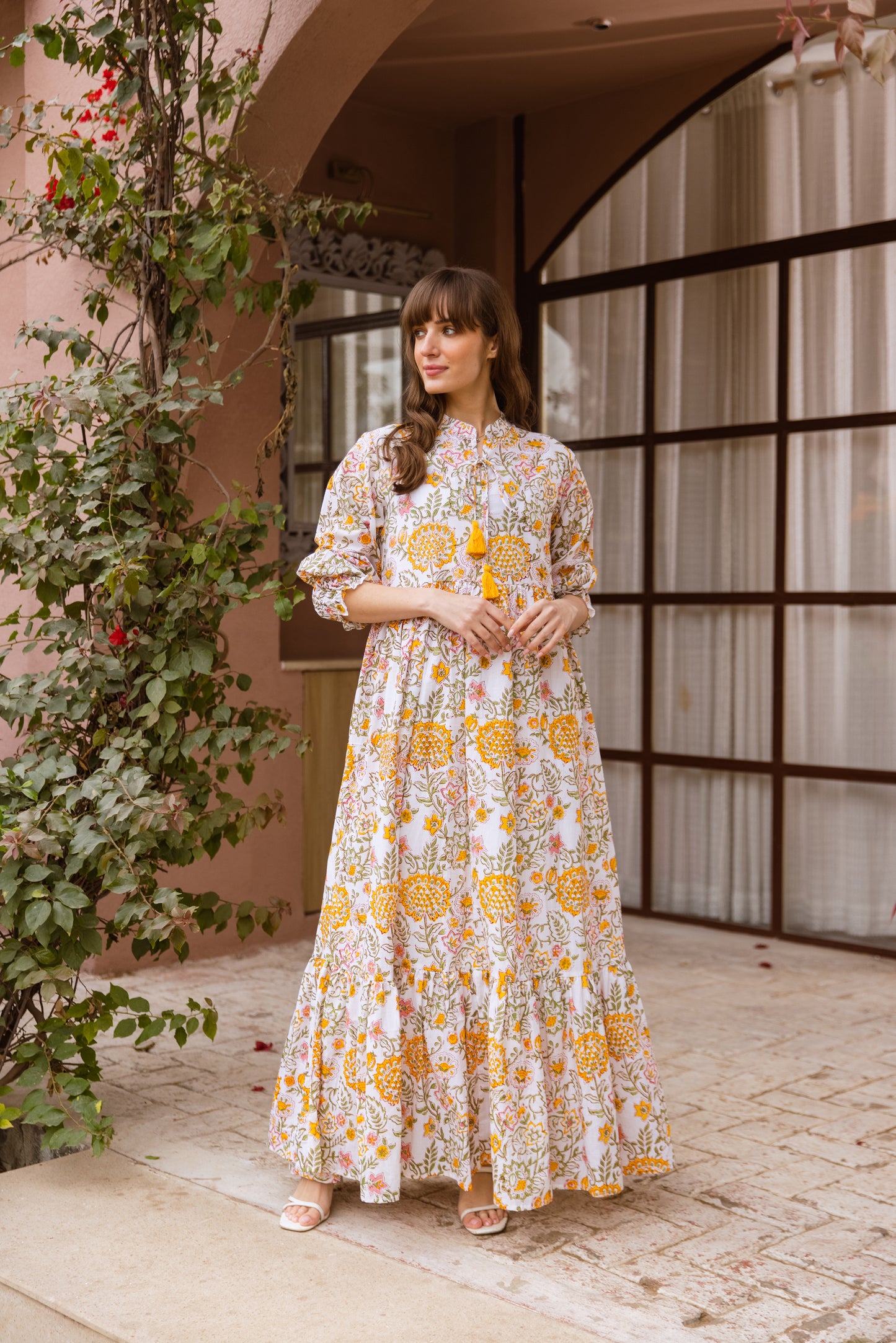 Tuscany tier Ruffle Dress