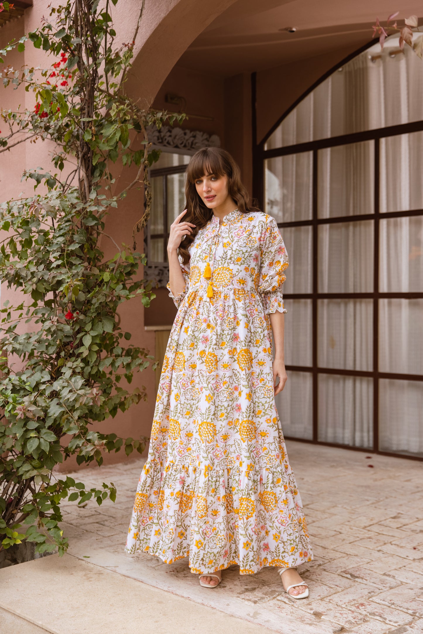 Tuscany tier Ruffle Dress