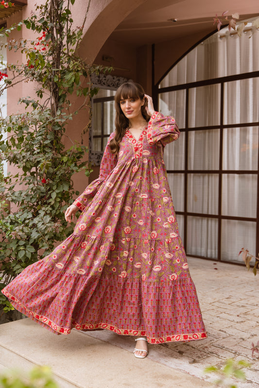 Rocha Tier Ruffle Dress