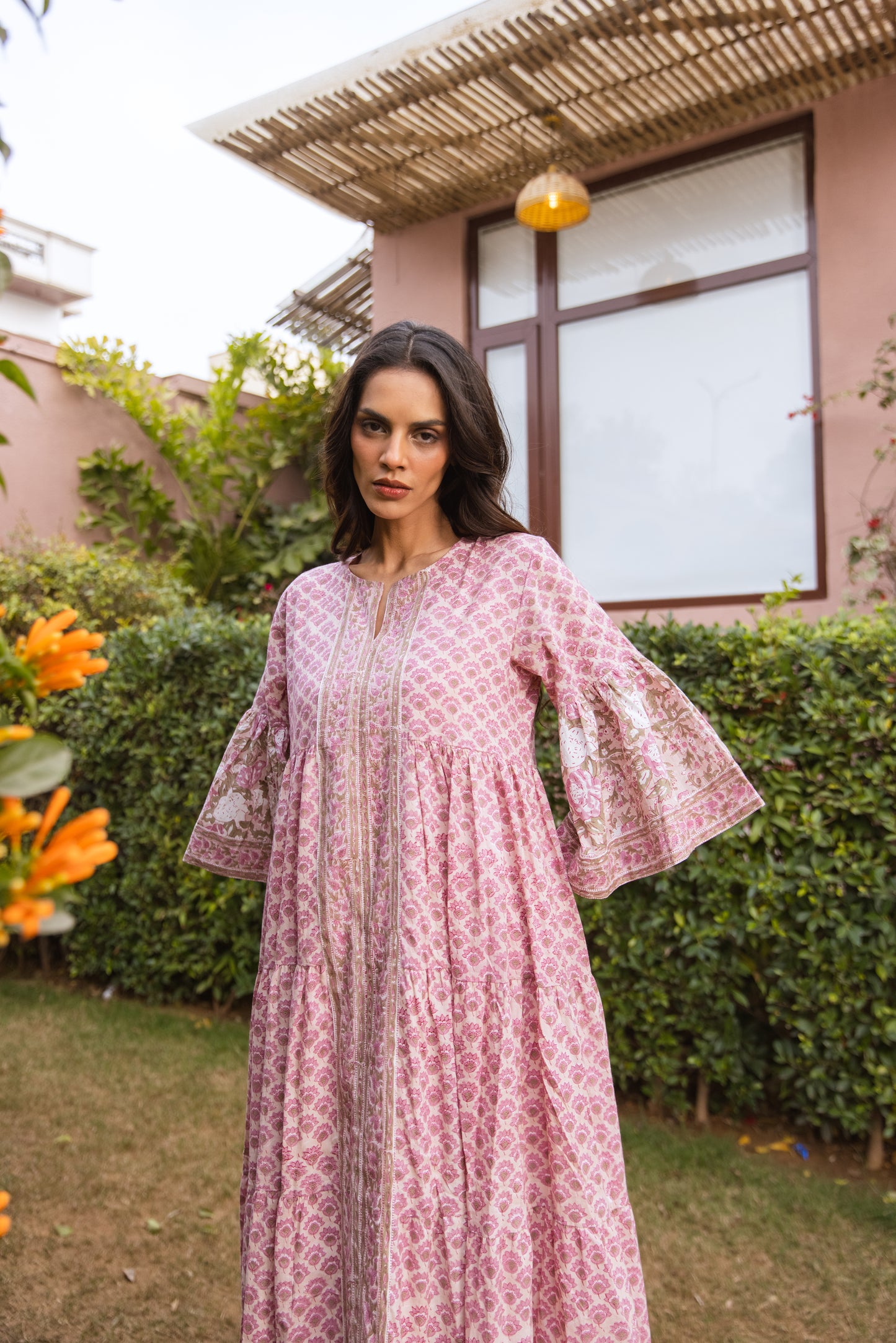 Fai Tier Ruffle Dress