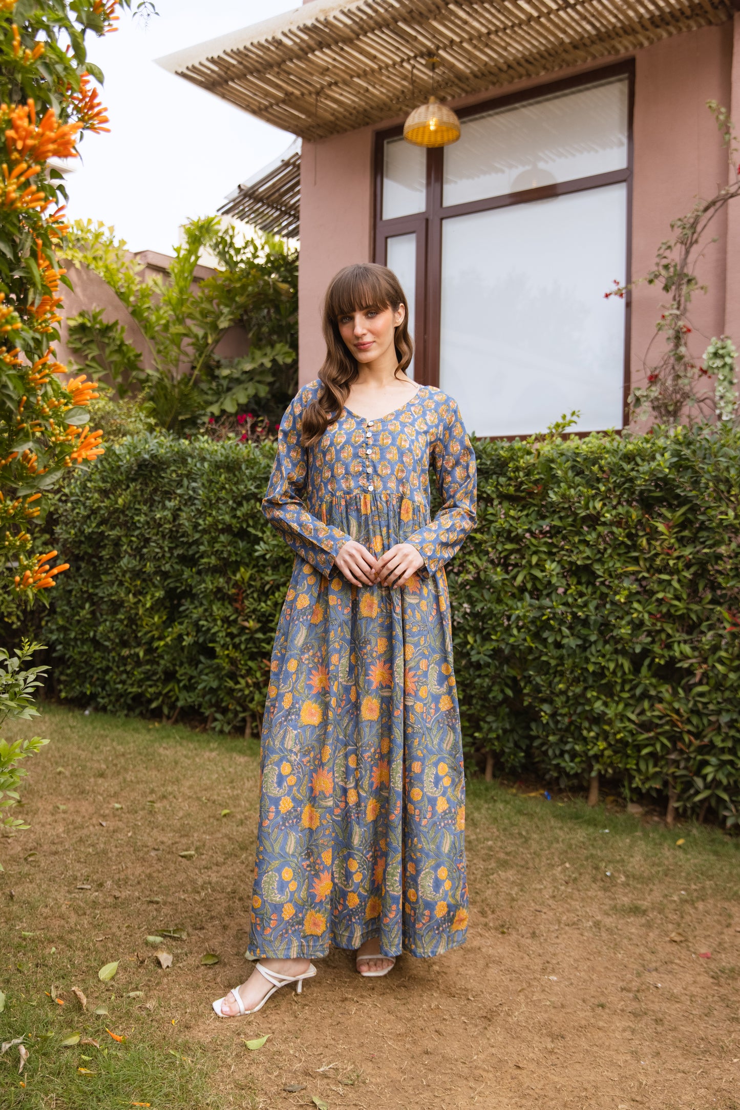 Tulli Buttoned Dress