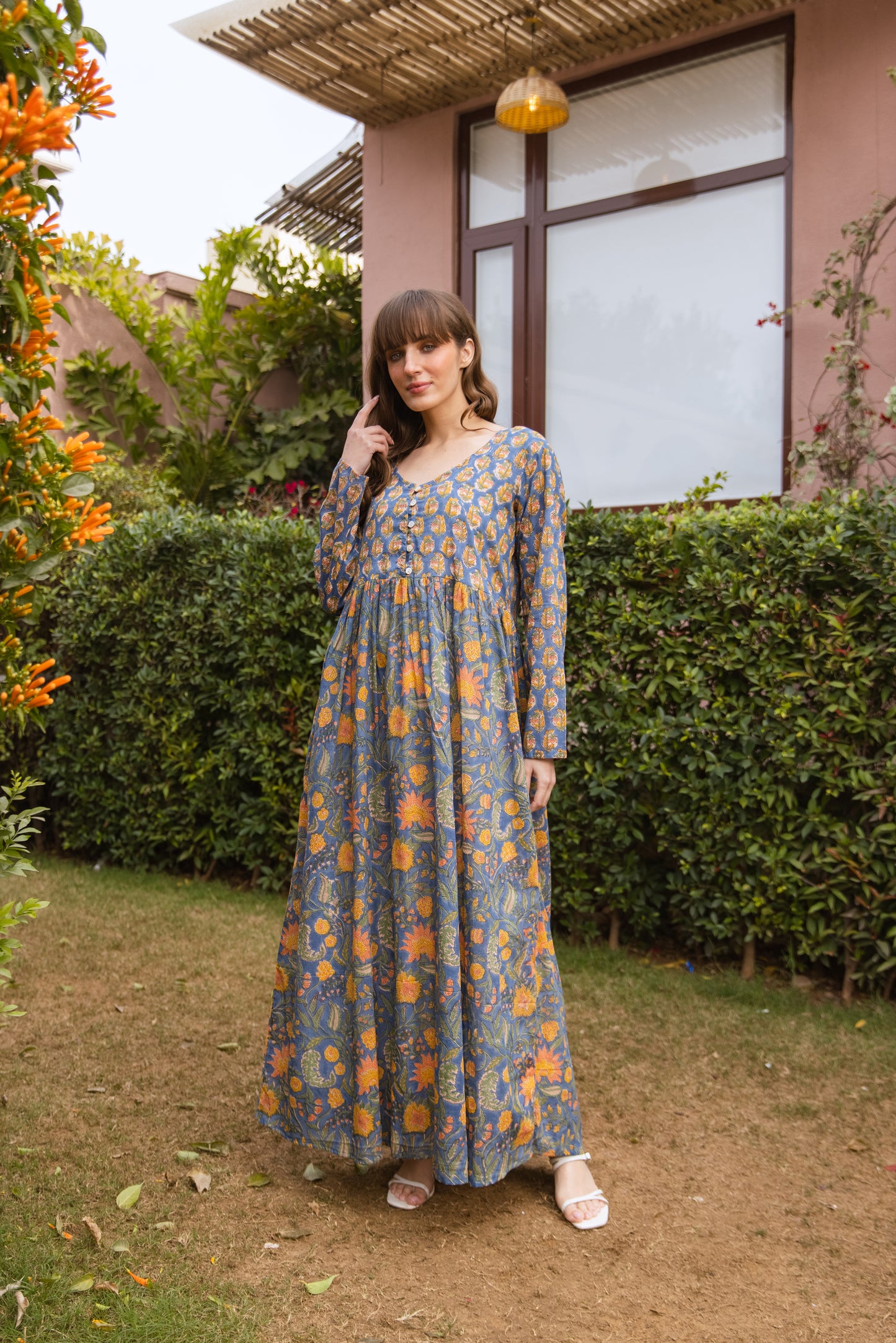 Tulli Buttoned Dress