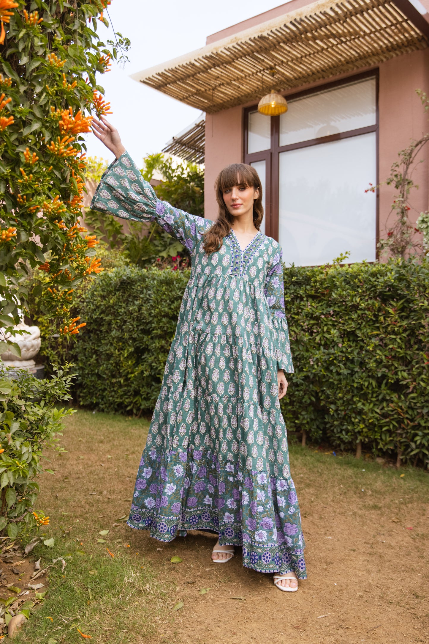 Venezia Tier Ruffle Dress