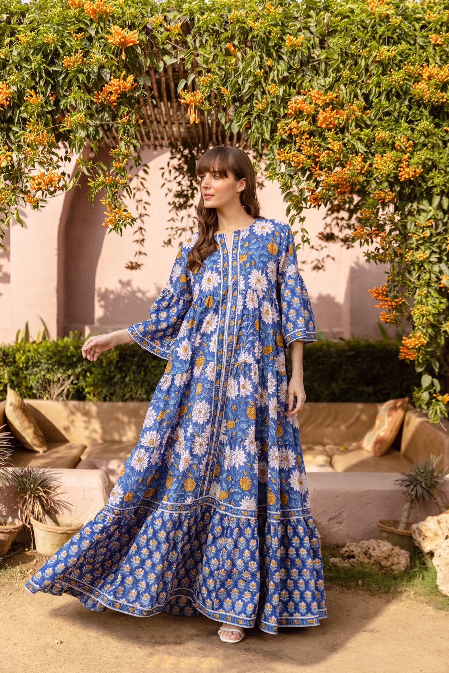 Amalfi Tier Ruffle Dress