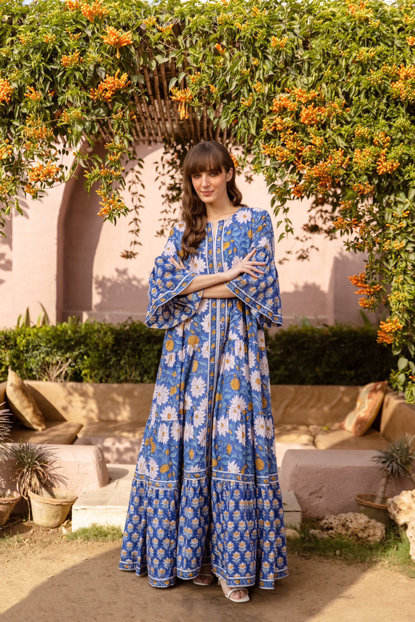 Amalfi Tier Ruffle Dress