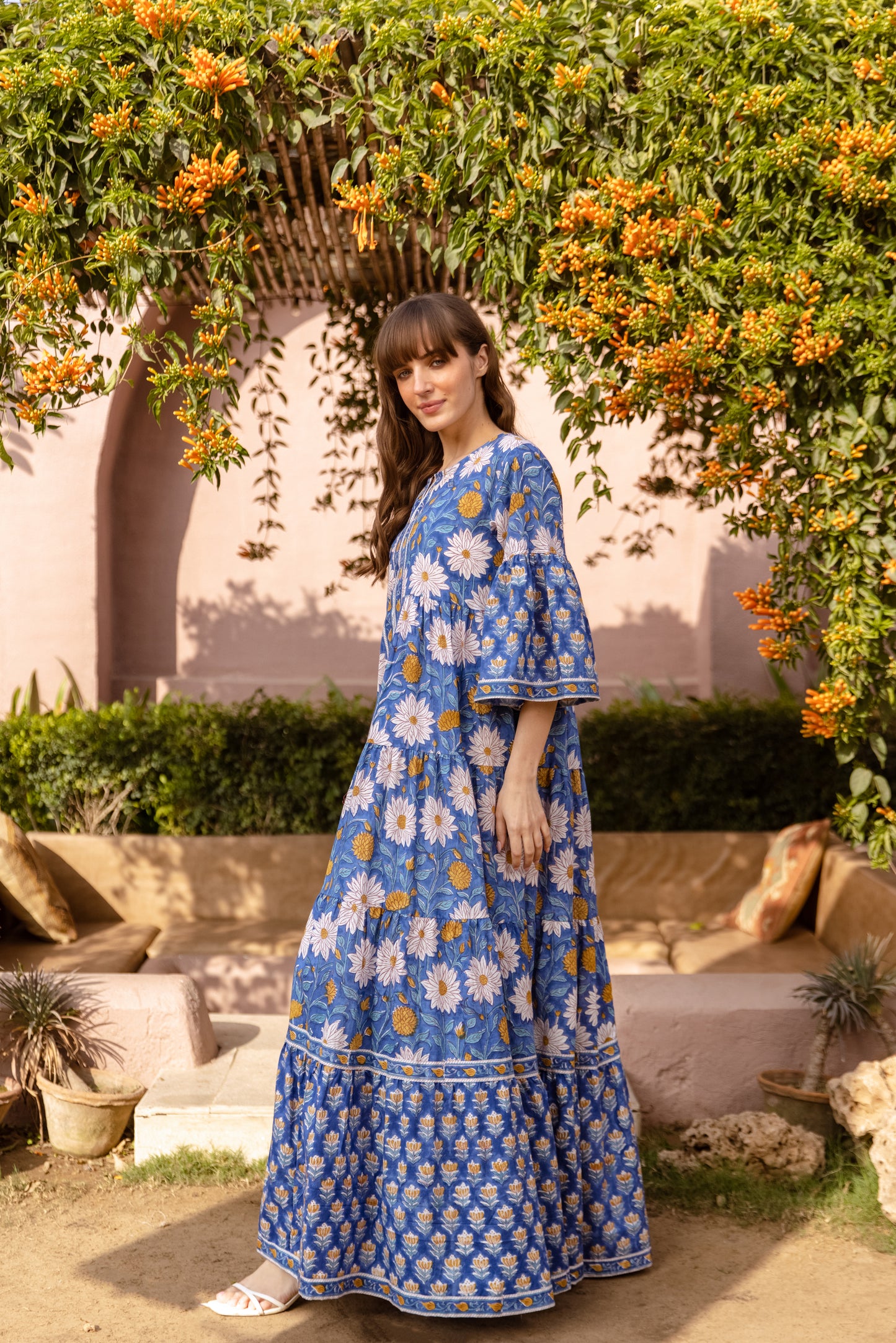 Amalfi Tier Ruffle Dress