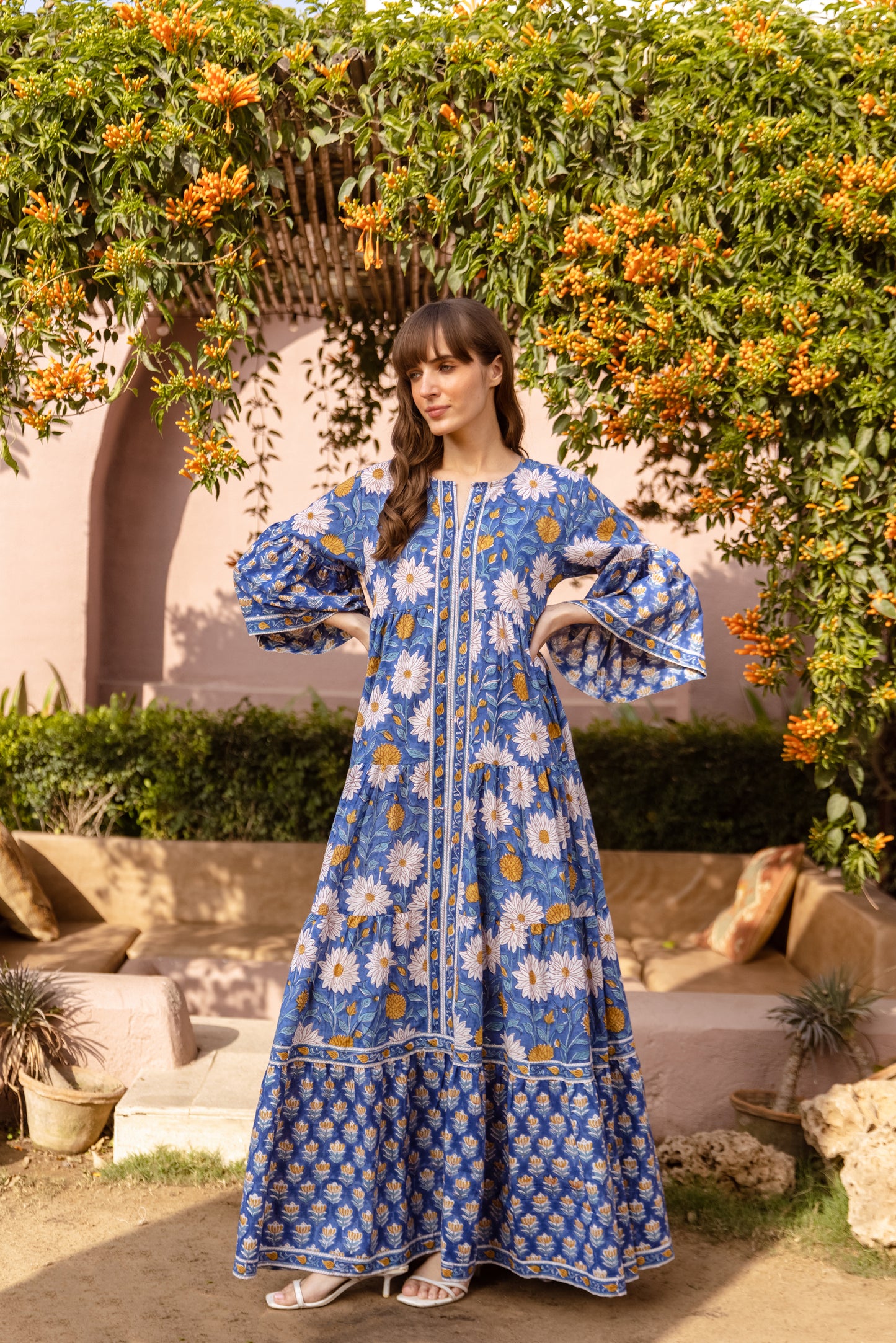 Amalfi Tier Ruffle Dress