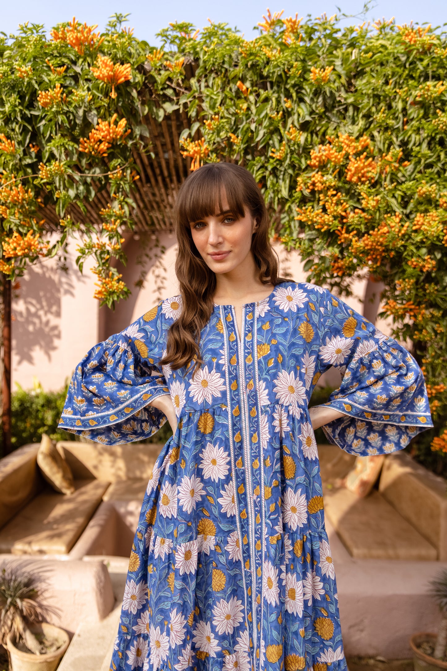 Amalfi Tier Ruffle Dress