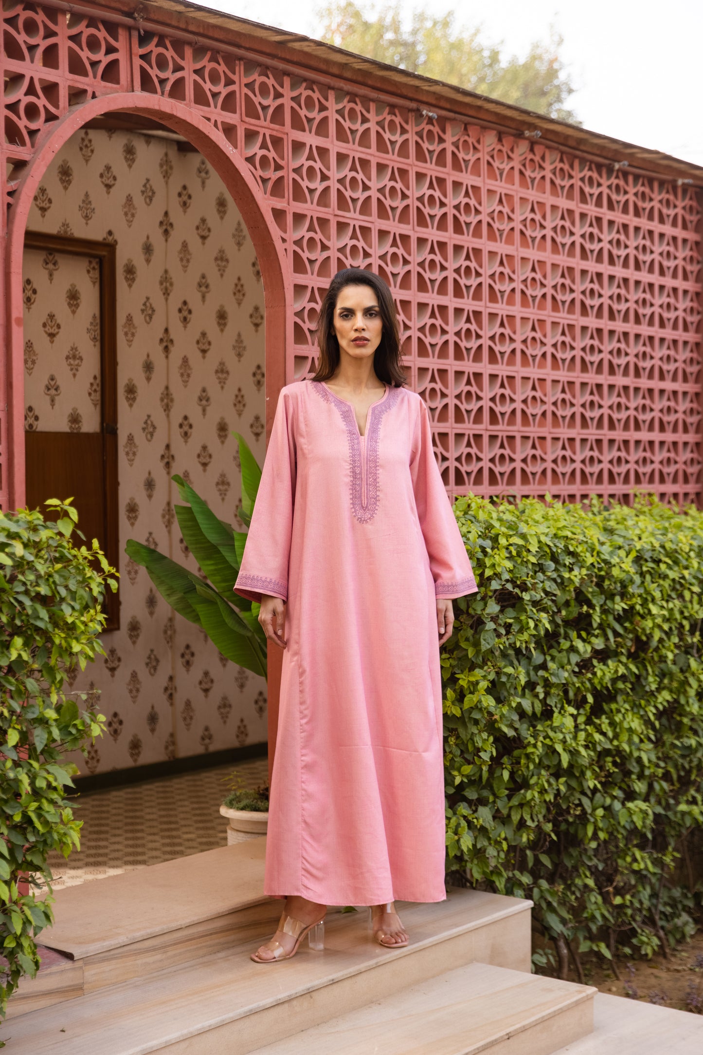 Kara Embroidery Kaftan