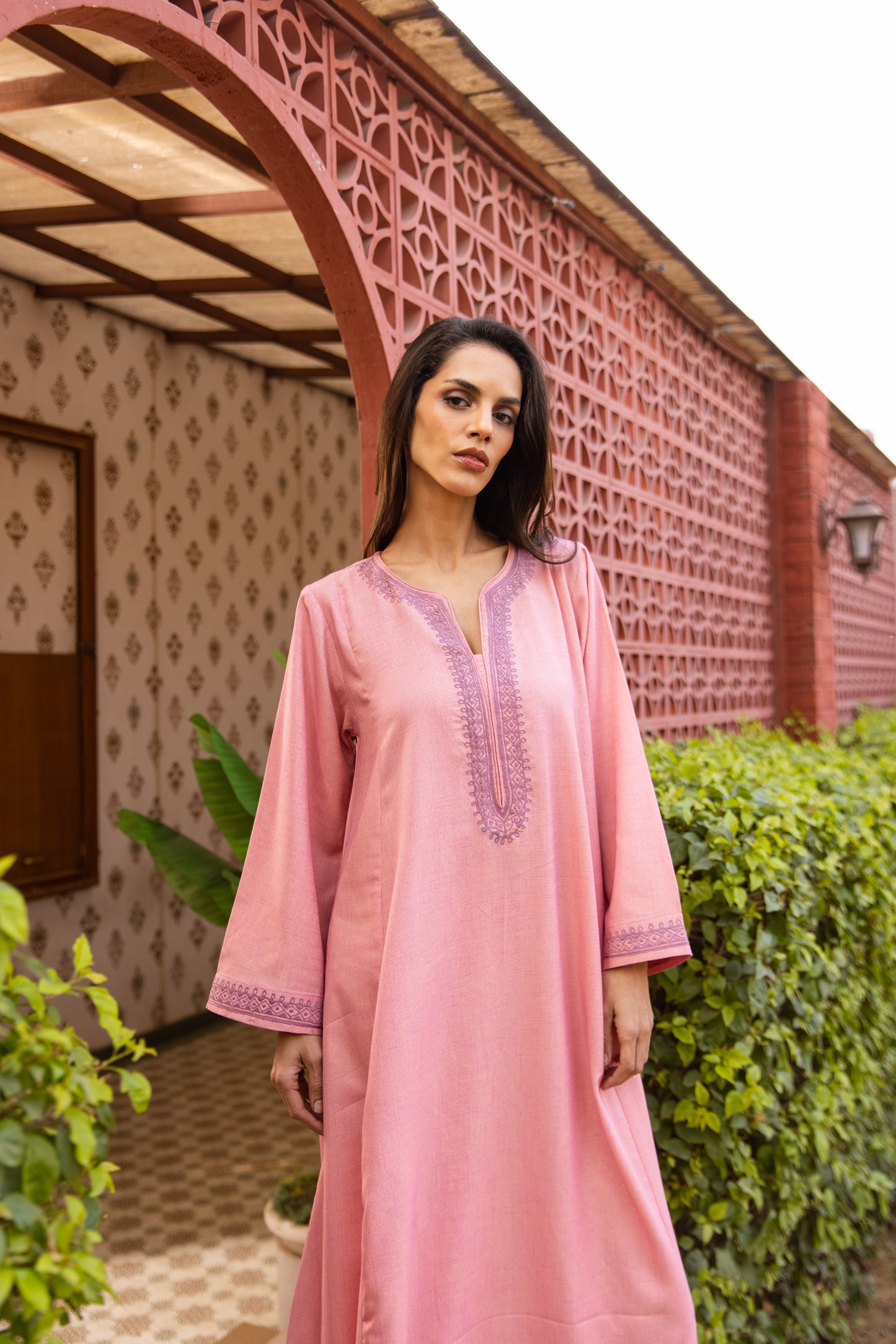 Kara Embroidery Kaftan