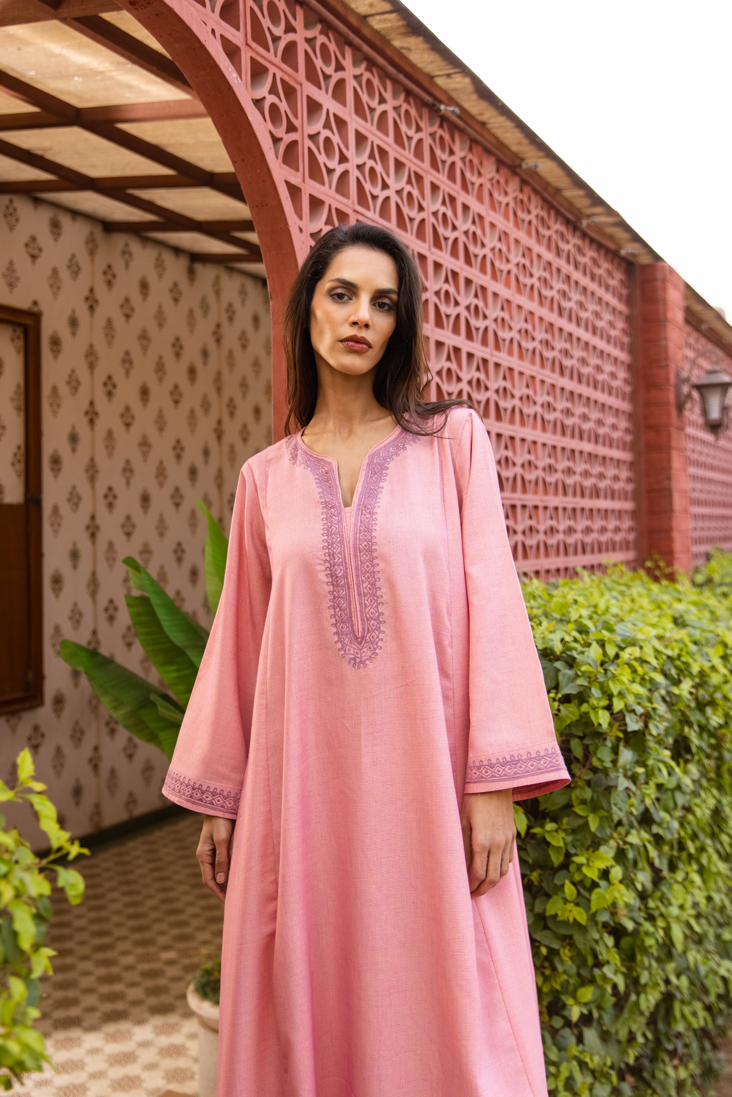 Kara Embroidery Kaftan