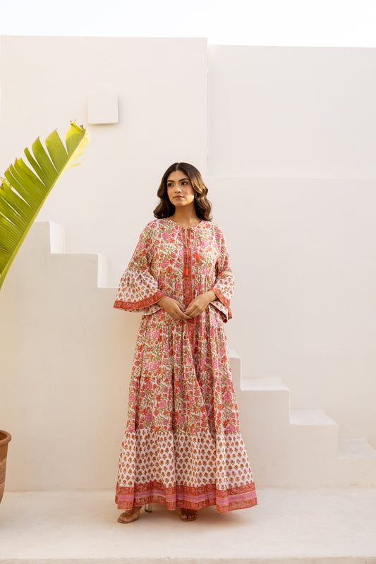 Tuileries Tier Ruffle Dress