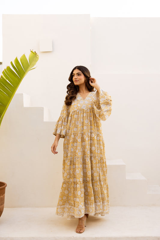 Zirf Tier Ruffle Dress
